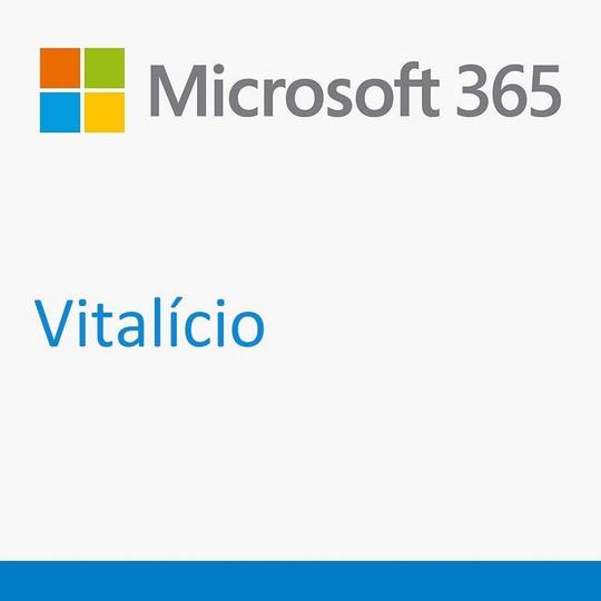 Microsoft 365 Vitalicio – 5 licenças PC ou MAC Licença Original Genuína Vitalícia