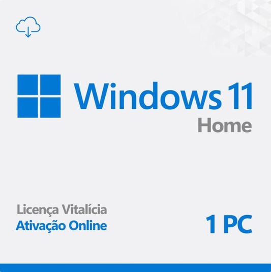 Licenças Windows 11 Home kw9-00624 Licença Original Genuína Vitalícia