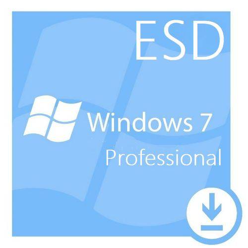 Licença Microsoft Windows 7 Professional 32-64BIT Coem Esd